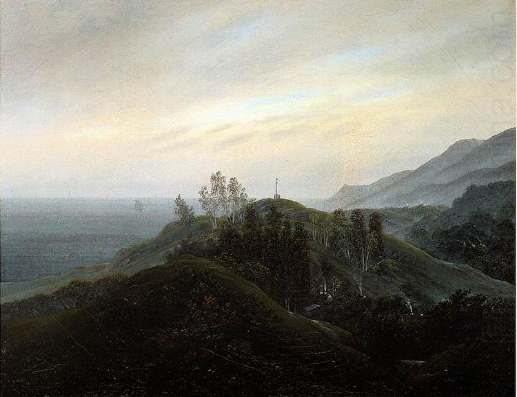 Caspar David Friedrich View of the Baltic by Friedrich china oil painting image